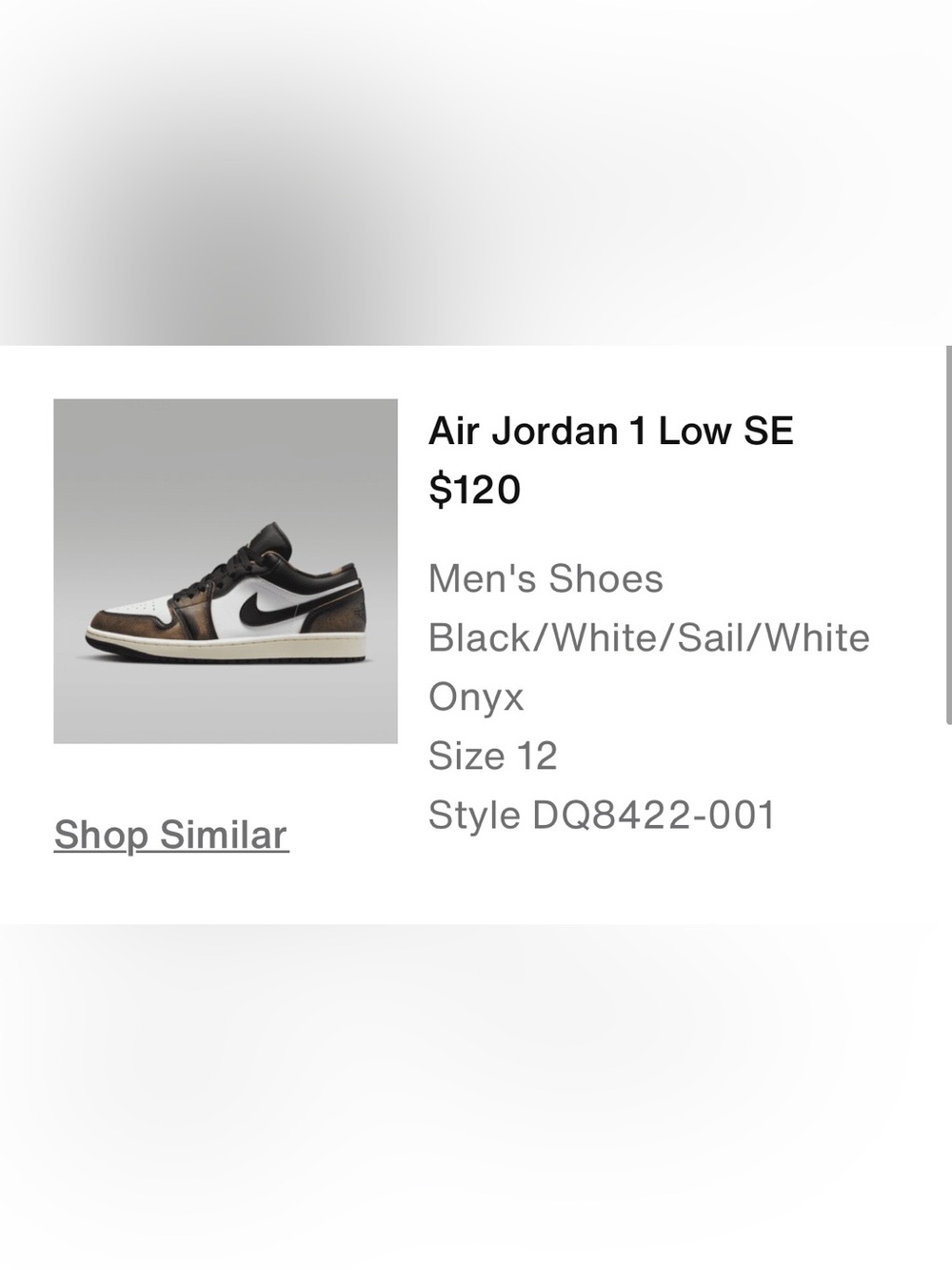 Nike Air Jordan 1 Low - White, Black & Gold Accent